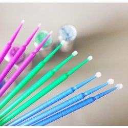 Aplikator Microbrush Bonding Bezwłókienkowy rozmiar Fine 2mm - 100 szt Aplikatory