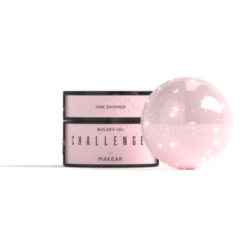 Makear Żel Budujący Challengel Shimmer Pink HG13 15ml
