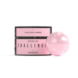 Makear Żel Budujący Challengel Shimmer Dark Rose HG15 50ml