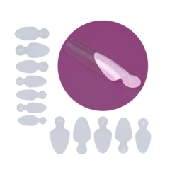 Nails Company - Formy Silikonowe Do Dual Form - Oval 12szt