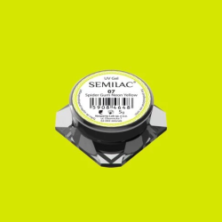 Żel do zdobień Semilac Spider Gum 07 Neon Yellow 5g