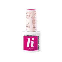 263 Lakier Hybrydowy Hi Hybrid - Glitter Magenta 5 ml