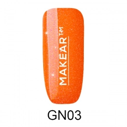 Lakier Hybrydowy Bora Bora Neon Makear GN03 8 ml