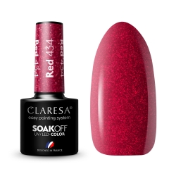 Claresa lakier hybrydowy Red 434 5g